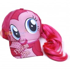 My Little Pony Pinkie Pie Girls Baseball Cap with Hair Wig Hat   eb-57749271